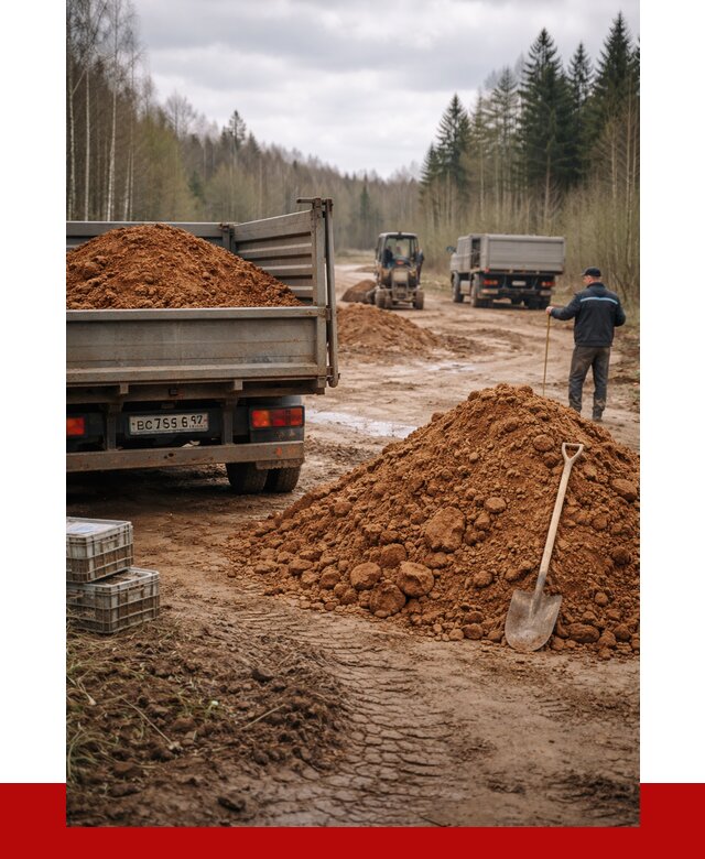 Глина и суглинки в Истре от 4572 р. за куб | ПРОНЕРУДСта