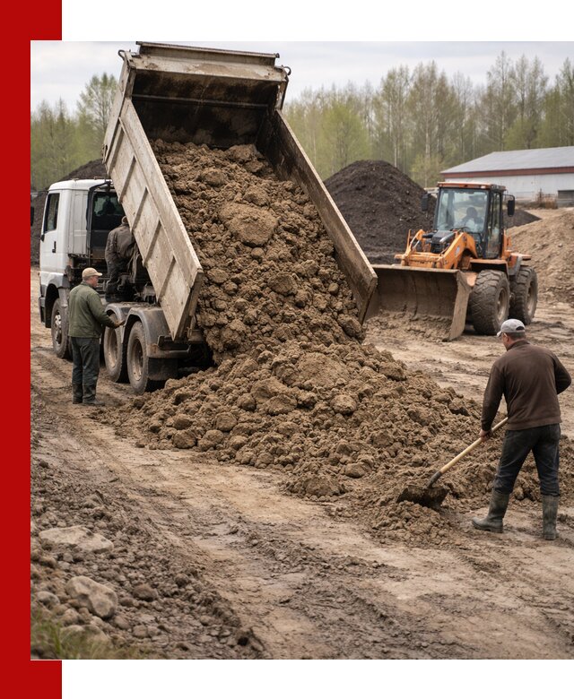 Доставка глин и суглинков в Истре оптом и вкрай