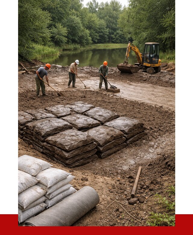 Купить глину для пруда в Истре от 4572 р. с доставкой | ПРОНЕРУДСта