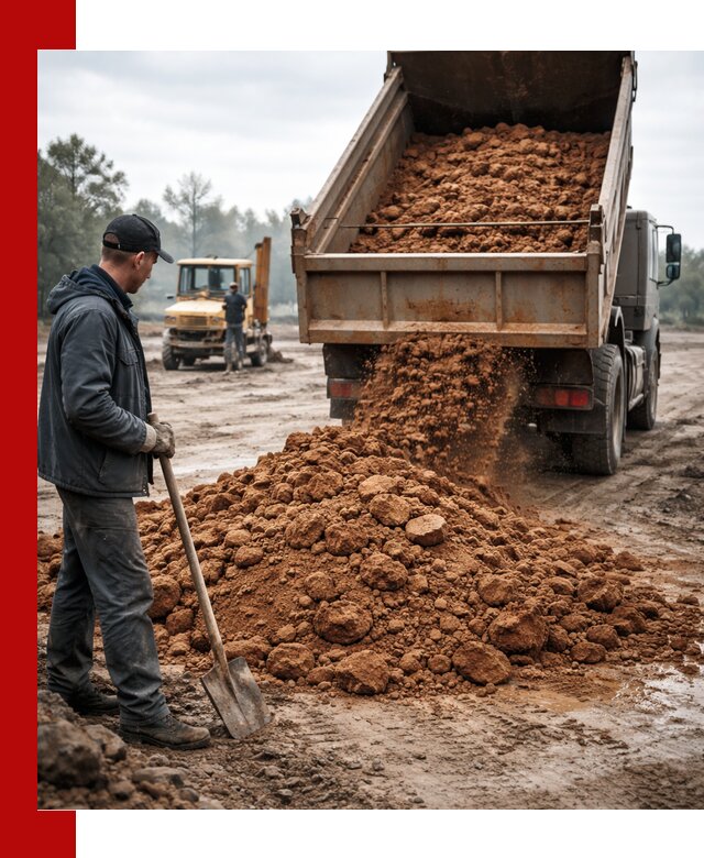 Глина для засыпки в Истре с доставкой самосвалами