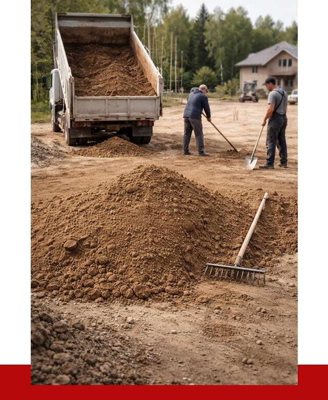 Суглинок для планировки в Истре с доставкой от 4267 р. | ПРОНЕРУДСта