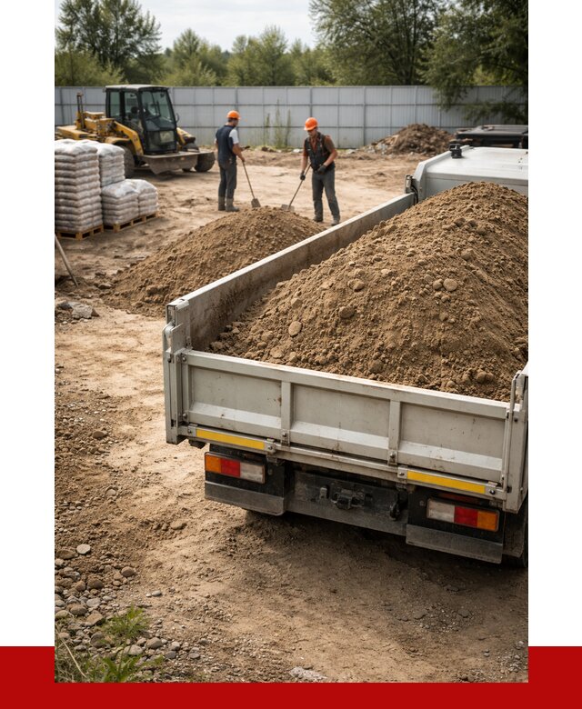 Супесь с доставкой в Истре от 2489 р. за куб | ПРОНЕРУДСта