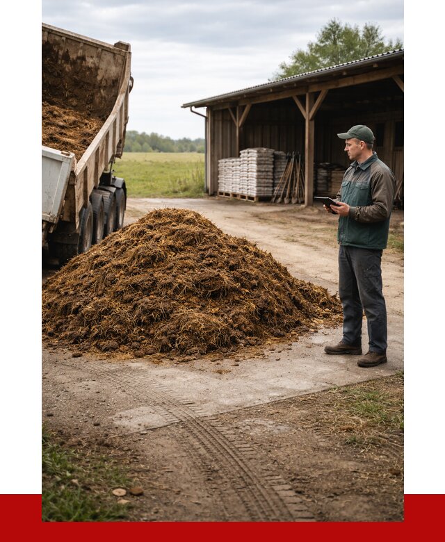 Купить навоз с доставкой в Истре от 1219 р. за куб | ПРОНЕРУДСта