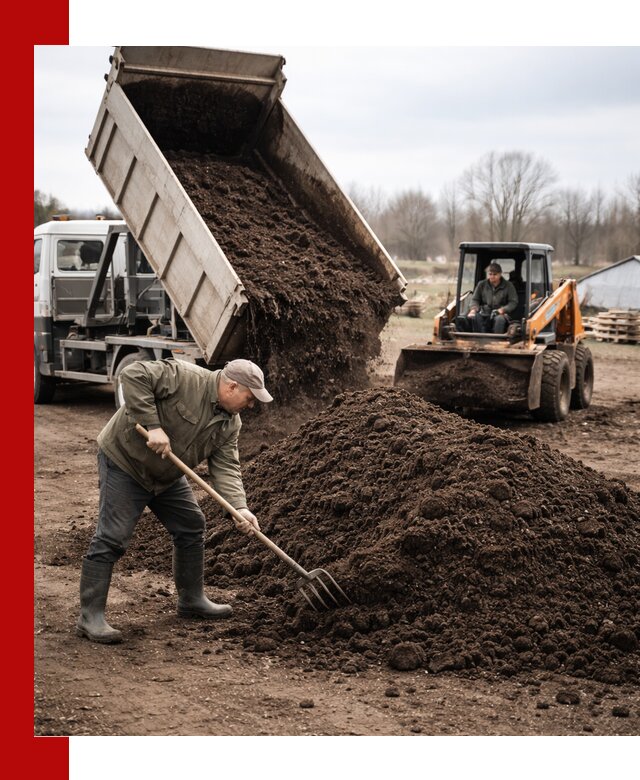Доставка и продажа перегноя в Истре быстро и дешево