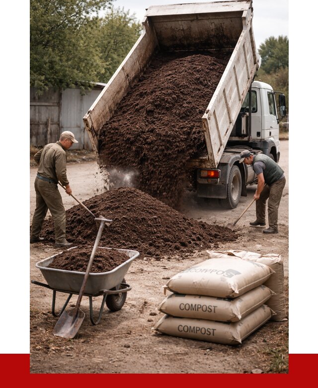 Купить компост в Истре от 4267 р. за куб с доставкой | ПРОНЕРУДСта