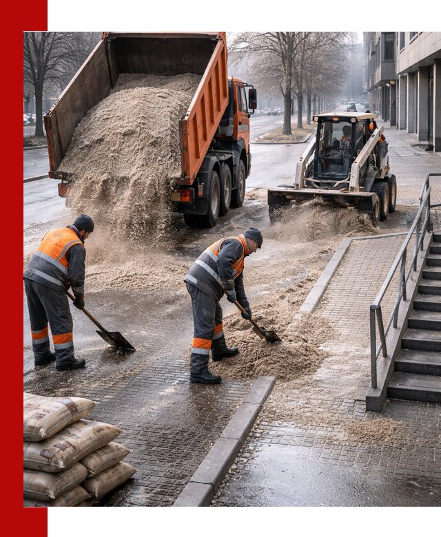Поставка противогололедных материалов в Истре