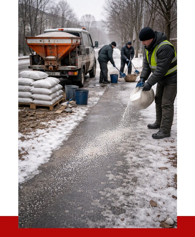 Реагент против гололеда в Истре с доставкой от 4572 р. | ПРОНЕРУДСта