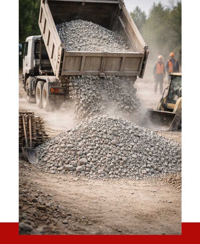 Купить дробленый бетон в Истре от 1727 р./куб | ПРОНЕРУДСта