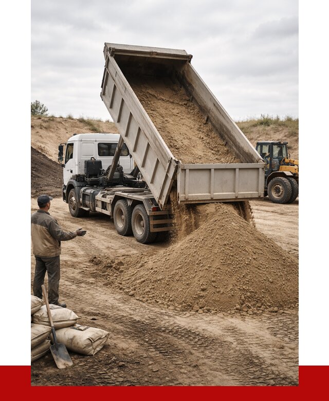 Доставка самосвалом 20 кубов в Истре от 7620 р. | ПРОНЕРУДСта