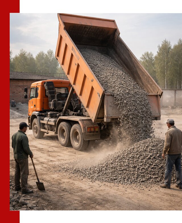 Доставка самосвалом 20 м3 в Истре быстро и надежно