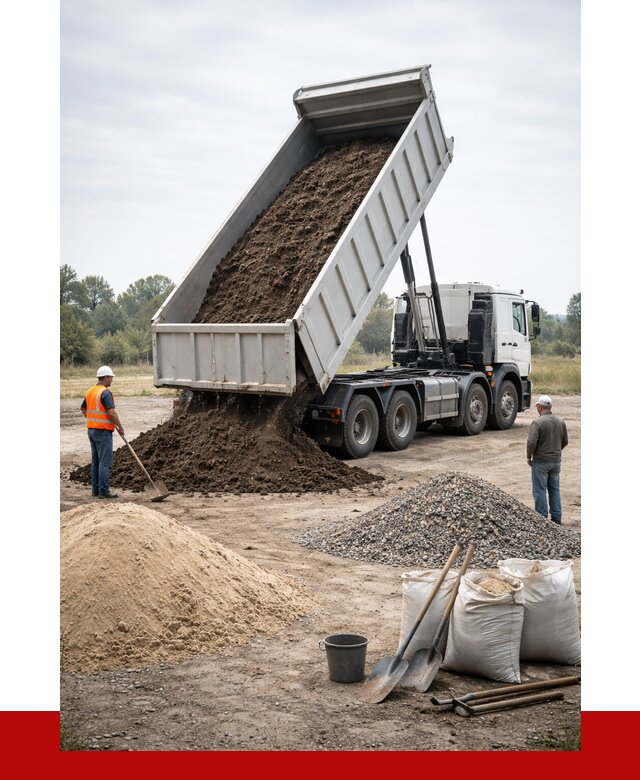 Доставка самосвалом 30 кубов в Истре от 8636 р. | ПРОНЕРУДСта