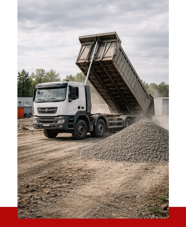 Доставка самосвалом 40 кубов в Истре от 9144 р. | ПРОНЕРУДСта