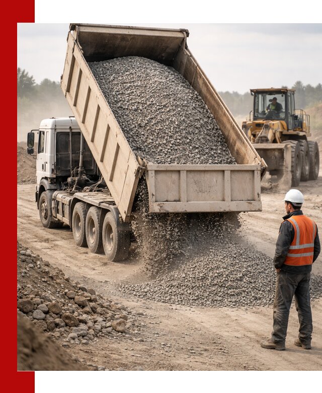 Доставка самосвалом 40 кубов цемента и сыпучих в Истре