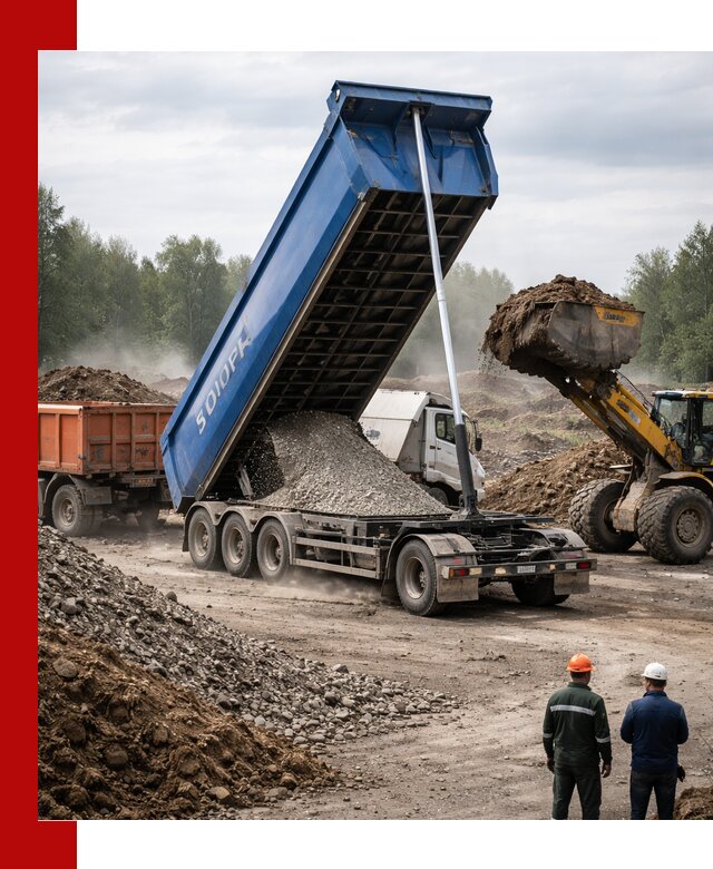 Аренда тонар 40 тонн в Истре с доставкой материалов