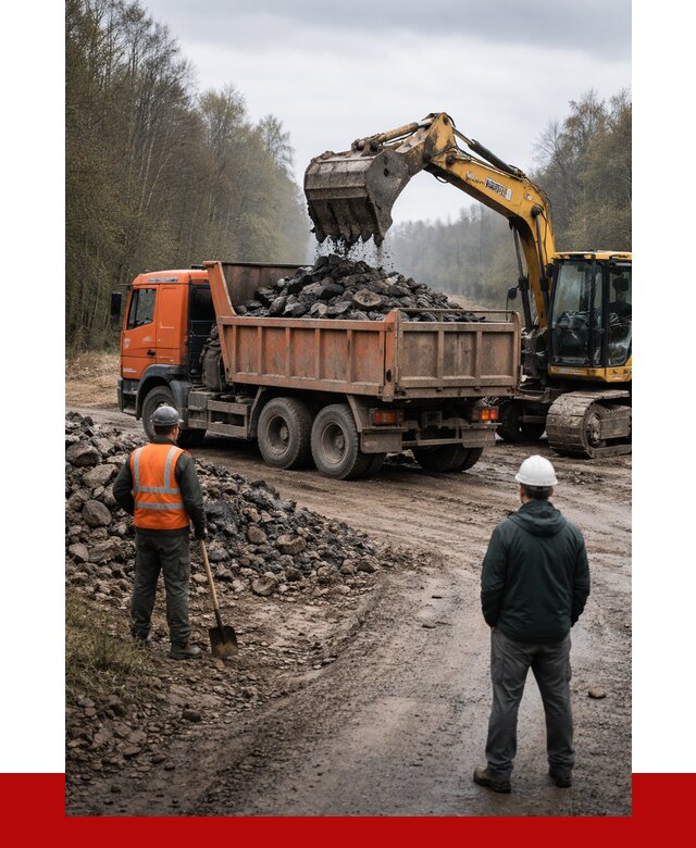 Вывоз асфальта в Истре от 4572 р. самосвалом ПРОНЕРУДСта