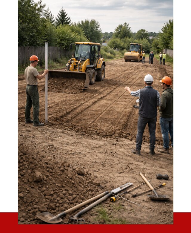 Планировка участка грунтом в Истре от 4572 р ПРОНЕРУДСта