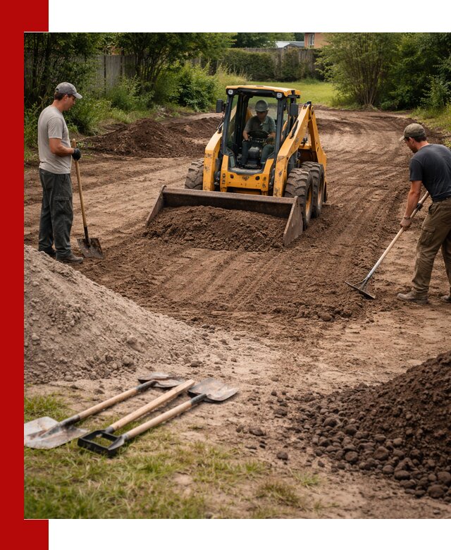 Планировка участка грунтом с вывозом и доставкой в Истре