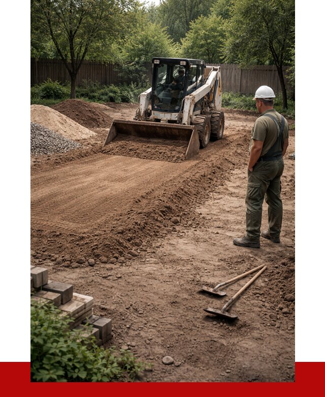 Выравнивание участка под ключ в Истре от 3556 р. | ПРОНЕРУДСта